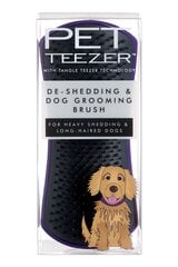 Pet Teezer фиолетово/серая щетка для подшерстка собак L цена и информация | Средства по уходу за животными | pigu.lt