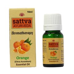 Apelsinų eterinis aliejus Sattva Ayurveda Orange, 10 ml kaina ir informacija | Eteriniai, kosmetiniai aliejai, hidrolatai | pigu.lt