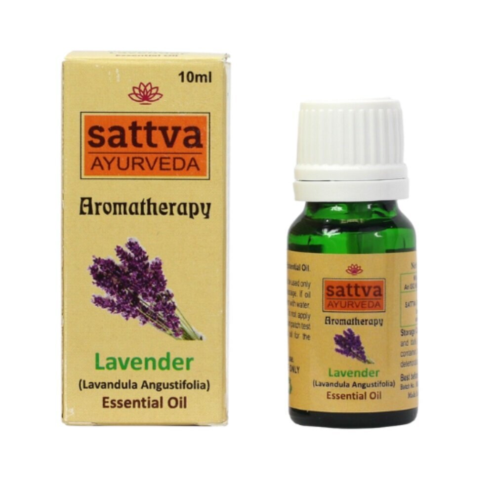 Eterinis levandų aliejus Sattva Ayurveda aromatherapy, 10 ml цена и информация | Eteriniai, kosmetiniai aliejai, hidrolatai | pigu.lt