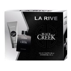 Rinkinys La Rive Black Creek vyrams: tualetinis vanduo EDT, 100 ml + dušo želė, 100 ml kaina ir informacija | Kvepalai vyrams | pigu.lt