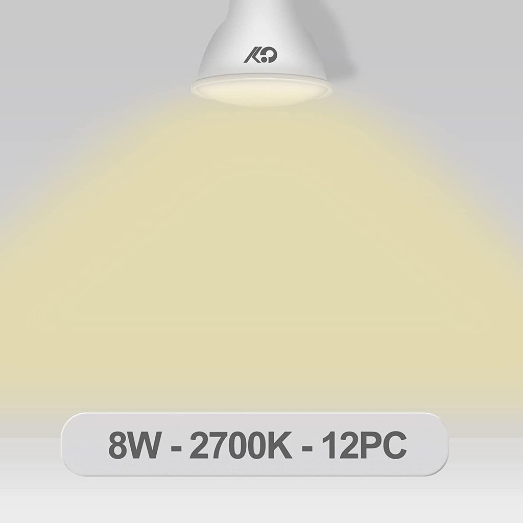 LED lemputės, 8 W, 800lm, 2700 K kaina ir informacija | Elektros lemputės | pigu.lt