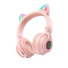 Borofone Headphones BO18 Cat Ear bluetooth black цена и информация | Теплая повязка на уши, черная | pigu.lt