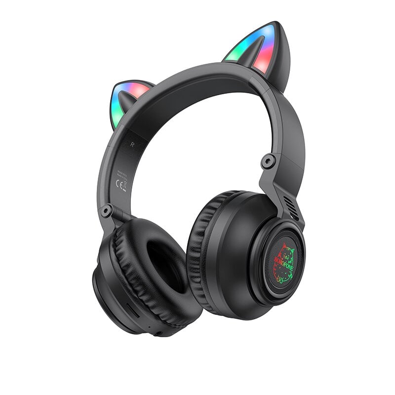 Borofone Headphones BO18 Cat Ear цена и информация | Ausinės | pigu.lt