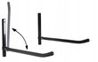 Dviračių sieninė kabykla DR, 40 kg, juoda kaina ir informacija | Kiti dviračių priedai ir aksesuarai | pigu.lt