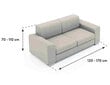 Hyperflexible 2 vietų sofos užvalkalas 120 - 170 cm цена и информация | Baldų užvalkalai | pigu.lt