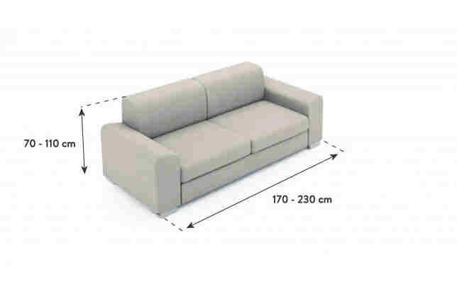 Hyperflexible 3 vietų sofos užvalkalas 170 - 230 cm цена и информация | Baldų užvalkalai | pigu.lt