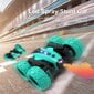 RC kaskadininkų automobilis su muzika, LED lemputėmis ir dūmų efektu Tumbling Stunt Car цена и информация | Žaislai berniukams | pigu.lt