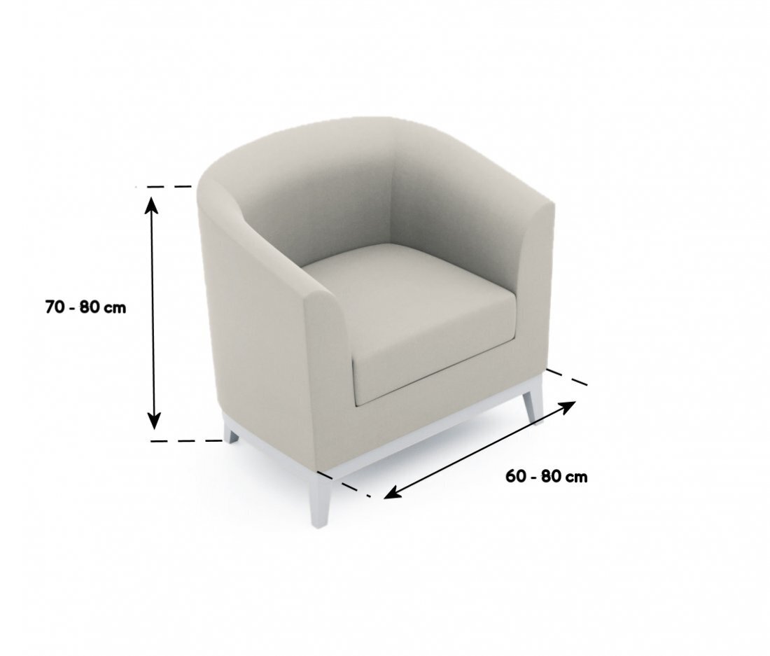 Hyperelastic užvalkalas kėdei 60 - 80 cm kaina ir informacija | Baldų užvalkalai | pigu.lt