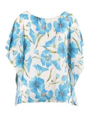 Z-One женская блузка CLARISSA PL*2117, белый/синий 4067218503583 цена и информация | Женские блузки, рубашки | pigu.lt
