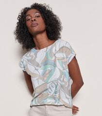 Zabaione женская блузка DARIA PL*01, бежевый/светло-розовый 4067218213024 цена и информация | Женские блузки, рубашки | pigu.lt