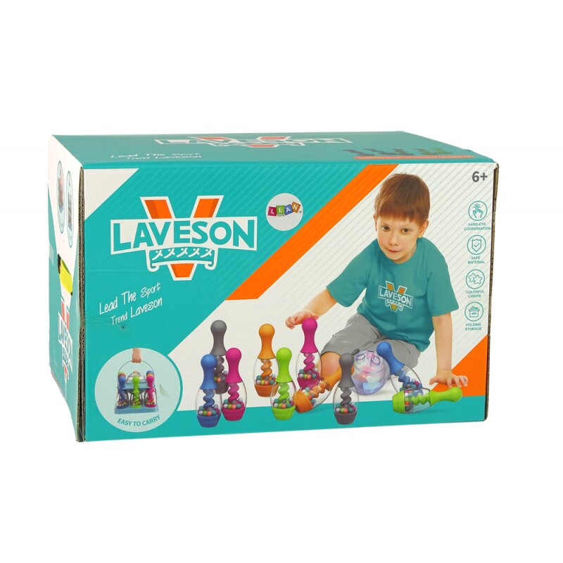 Žaidimas Lean Toys Luminous Ball boulingas kaina ir informacija | Lauko žaidimai | pigu.lt