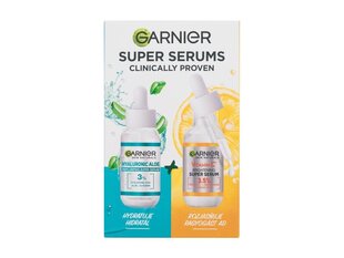 Serumų rinkinys odai Garnier Skin Naturals Super Serums moterims, 2x 30 ml цена и информация | Сыворотки для лица, масла | pigu.lt