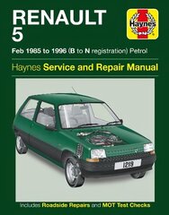 Renault 5 Petrol Service And Repair Manual цена и информация | Путеводители, путешествия | pigu.lt