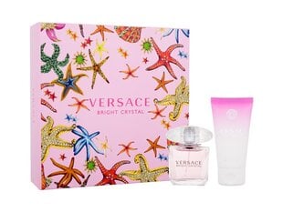 Набор Versace Bright Crystal: туалетная вода, 30 мл + лосьон для тела, 50 мл цена и информация | Женские духи | pigu.lt