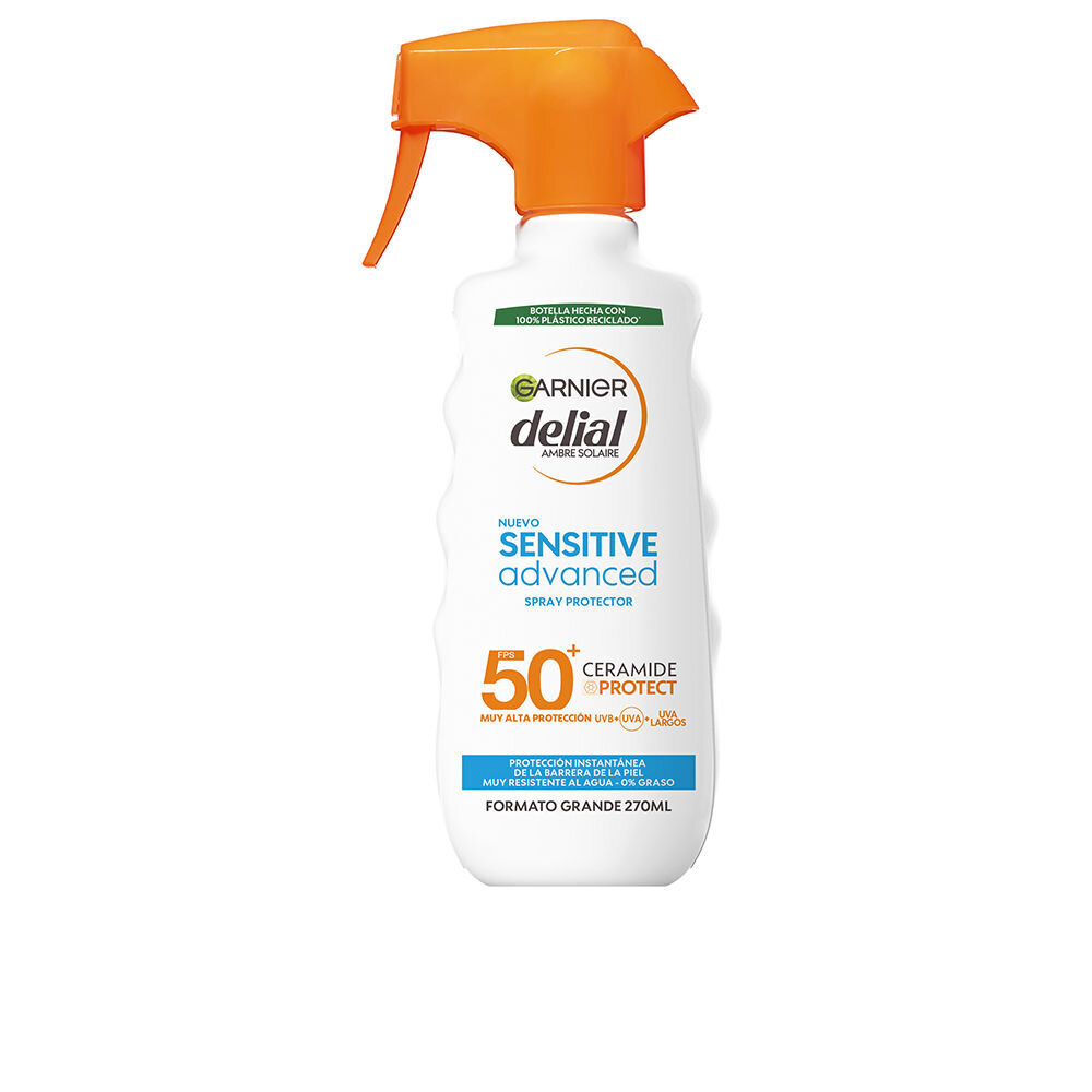 Kūno kremas nuo saulės Garnier Sensitive Advanced Spf 50, 270 ml kaina ir informacija | Kremai nuo saulės | pigu.lt