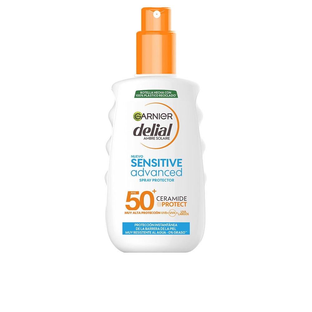 Kūno kremas nuo saulės Garnier Sensitive Advanced Spf 50, 150 ml kaina ir informacija | Kremai nuo saulės | pigu.lt