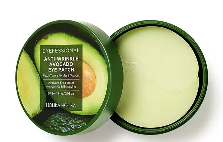 Paakių kaukės brandžiai veido odai Holika Holika Anti-Wrinkle Avocado, 84 g kaina ir informacija | Veido kaukės, paakių kaukės | pigu.lt