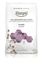 Žemoje temperatūroje besilydantis vaškas depiliacijai Starpil Lavanda, 1 kg цена и информация | Средства для депиляции | pigu.lt