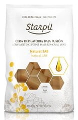 Žemoje temperatūroje besilydantis vaškas depiliacijai Starpil Natural 3AB, 1 kg kaina ir informacija | Depiliacijos priemonės | pigu.lt