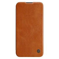 Nillkin Qin Leather Pro Case, rudas kaina ir informacija | Telefono dėklai | pigu.lt