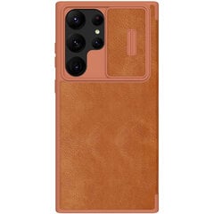 Nillkin Qin Leather Pro Case, rudas kaina ir informacija | Telefono dėklai | pigu.lt