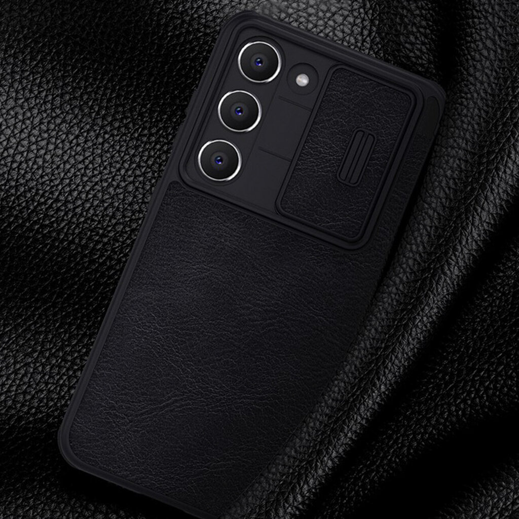 Nillkin Qin Leather Pro Case, juodas kaina ir informacija | Telefono dėklai | pigu.lt