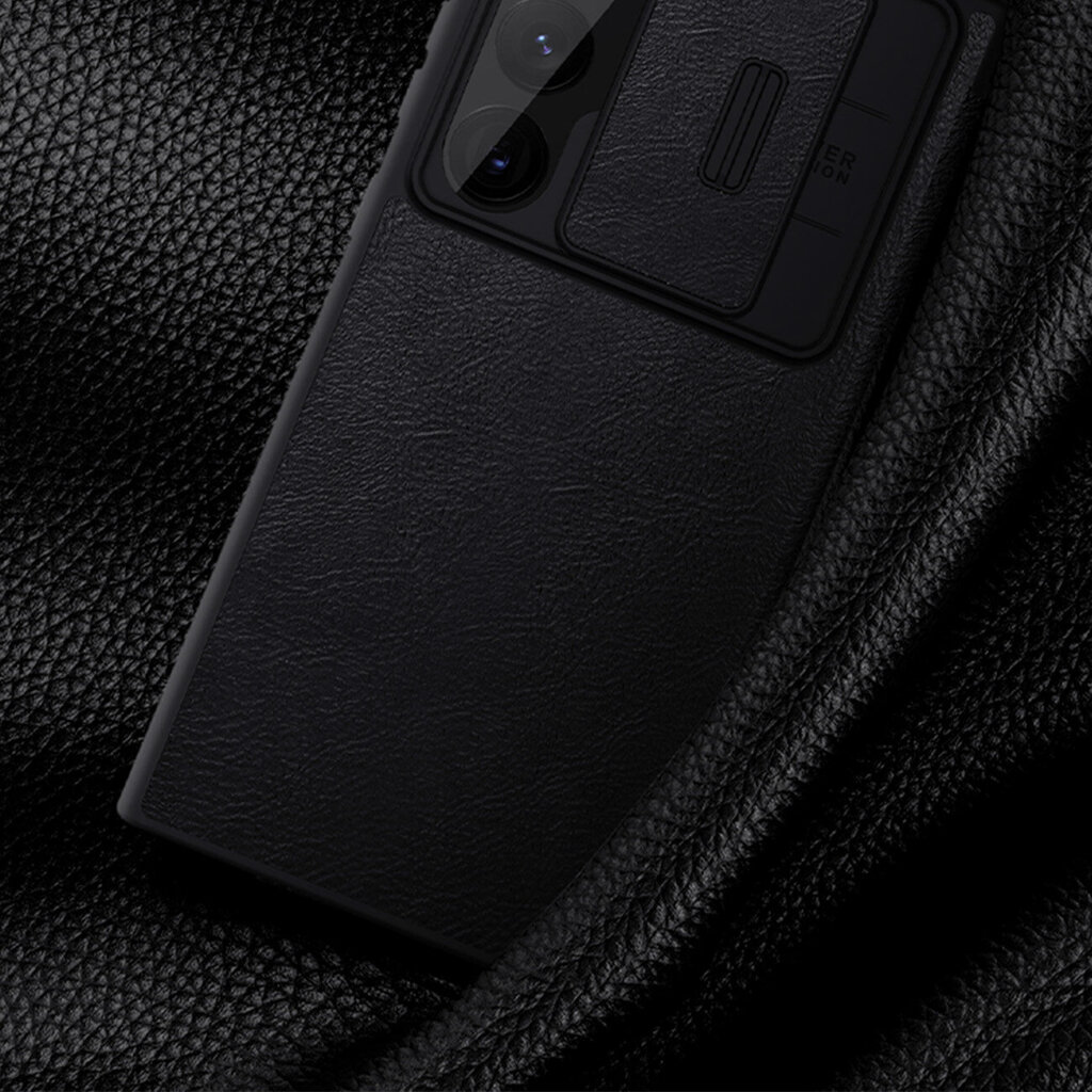 Nillkin Qin Leather Pro Case, juodas kaina ir informacija | Telefono dėklai | pigu.lt