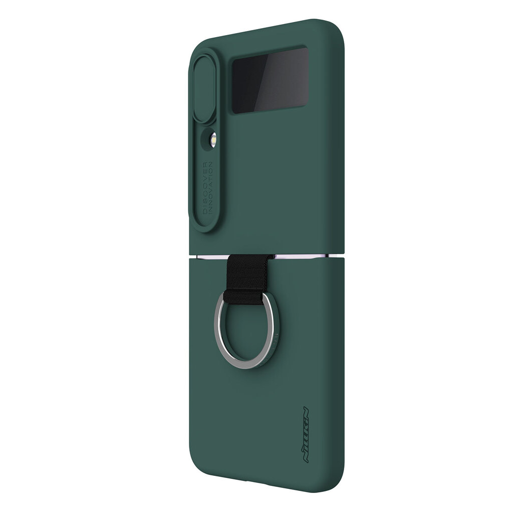 Nillkin CamShield Silky Silicone Case, žalias kaina ir informacija | Telefono dėklai | pigu.lt