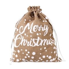 Kalėdinis maišelis, 45x60 cm kaina ir informacija | Dovanų pakavimo priemonės | pigu.lt