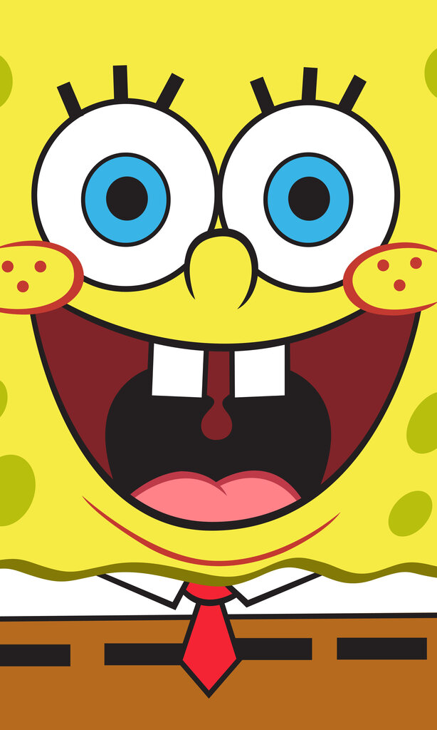 Sponge Bob rankšluostis, 30x50 cm цена и информация | Rankšluosčiai | pigu.lt