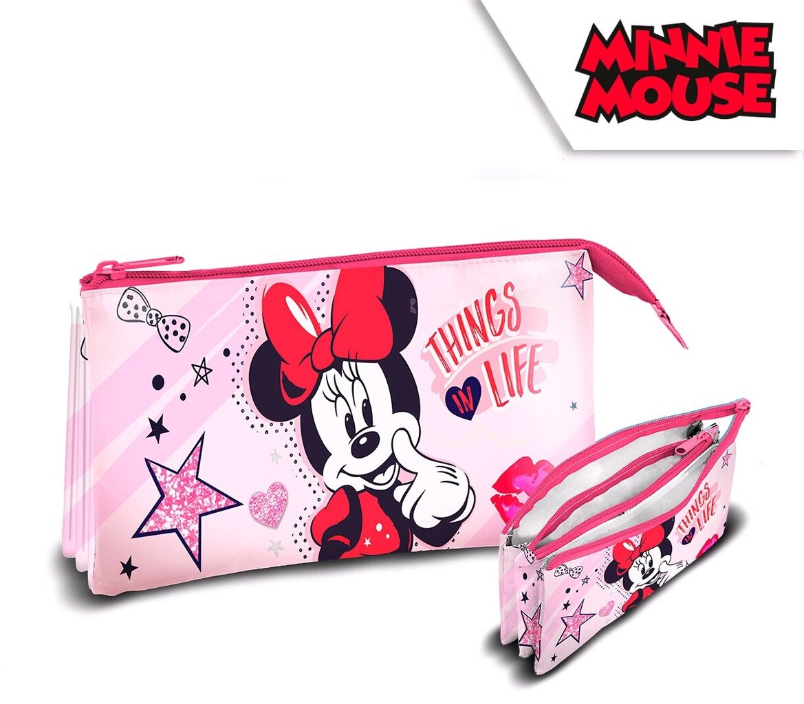 Pieštukų dėklas Disney Minnie Mouse kaina ir informacija | Penalai | pigu.lt