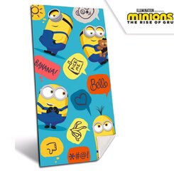 Minions rankšluostis, 75x150cm kaina ir informacija | Rankšluosčiai | pigu.lt