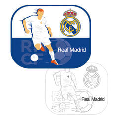 Автомобильный солнцезащитный козырек Real Madrid 2 шт. + раскраски цена и информация | Аксессуары для автокресел | pigu.lt