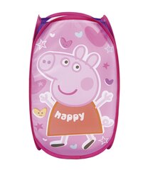 Складная корзина/контейнер для игрушек Свинка Пеппа цена и информация | Тумба с ящиками Versa | pigu.lt