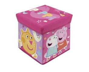 Контейнер для игрушек Свинка Пеппа/пуф цена и информация | Тумба с ящиками Versa | pigu.lt