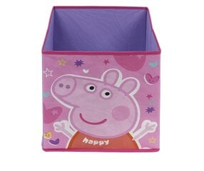 Arditex Peppa Pig žaislų dėžė, 31x31x31 cm kaina ir informacija | Daiktadėžės | pigu.lt