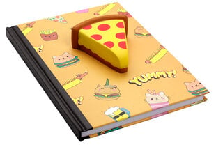 Užrašų knygelė A5/80c Pizza Squish kaina ir informacija | Sąsiuviniai ir popieriaus prekės | pigu.lt