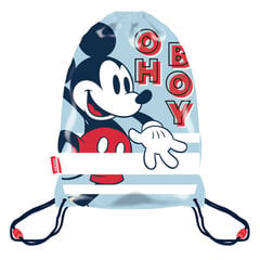 Sporto krepšys Peliukas Mikis (Mickey Mouse) kaina ir informacija | Kuprinės mokyklai, sportiniai maišeliai | pigu.lt