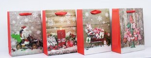 Kalėdinis dovanų maišelis, 30x39,5x12 cm kaina ir informacija | Dovanų pakavimo priemonės | pigu.lt