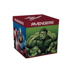 Avengers контейнер для игрушек/пуф цена и информация | Тумба с ящиками Versa | pigu.lt