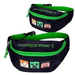Juosmens krepšys vaikams Minecraft, juodas kaina ir informacija | Aksesuarai vaikams | pigu.lt