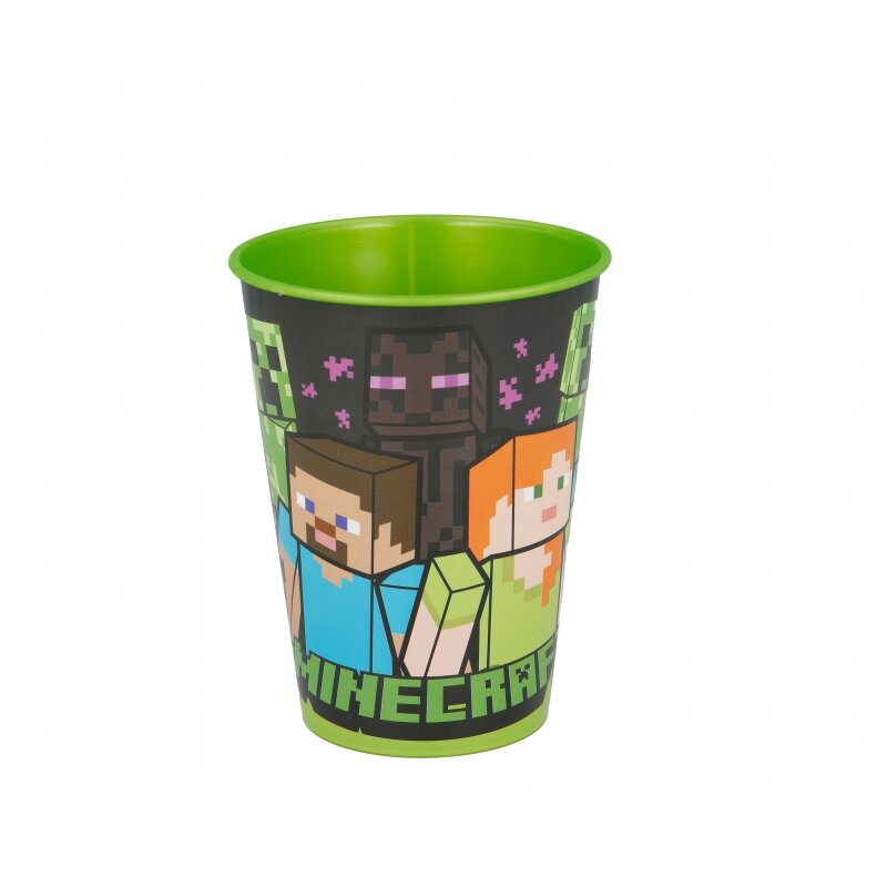 Minecraft puodelis, 260 ml цена и информация | Vienkartiniai indai šventėms | pigu.lt