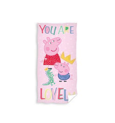 Пляжное полотенце Свинка Пеппа 70x140 см цена и информация | Полотенца | pigu.lt