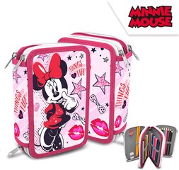 Pieštukų dėklas su priedais Minnie Mouse kaina ir informacija | Penalai | pigu.lt