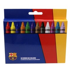 Vaško kreidelės FC Barcelona, 12 vnt kaina ir informacija | Piešimo, tapybos, lipdymo reikmenys | pigu.lt