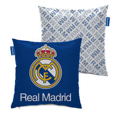 Подушка Real Madrid из микрофибры 40x40см цена и информация | Декоративные подушки и наволочки | pigu.lt