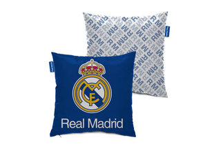 Подушка Real Madrid из микрофибры 40x40см цена и информация | Декоративные подушки и наволочки | pigu.lt