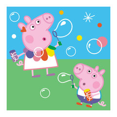 Carbotex rankšluostis Peppa Pig, 30x30 cm kaina ir informacija | Rankšluosčiai | pigu.lt