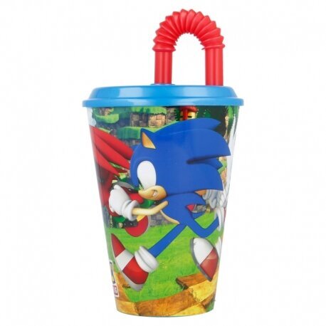 Sonic puodelis su šiaudeliu, 430 ml kaina ir informacija | Taurės, puodeliai, ąsočiai | pigu.lt