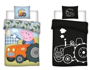 Patalynės komplektas Peppa Pig, 100x135, 3 dalių kaina ir informacija | Patalynės komplektai | pigu.lt